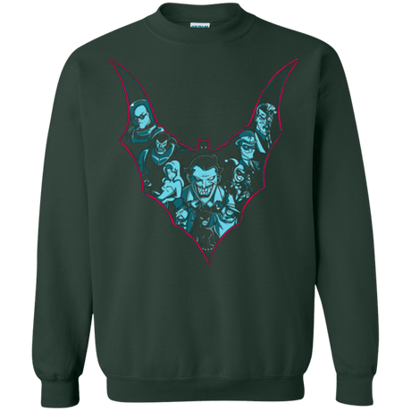 Sweatshirts Forest Green / Small VILLAINS SHADOWS Crewneck Sweatshirt