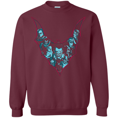 Sweatshirts Maroon / Small VILLAINS SHADOWS Crewneck Sweatshirt