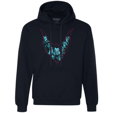 Sweatshirts Navy / Small VILLAINS SHADOWS Premium Fleece Hoodie