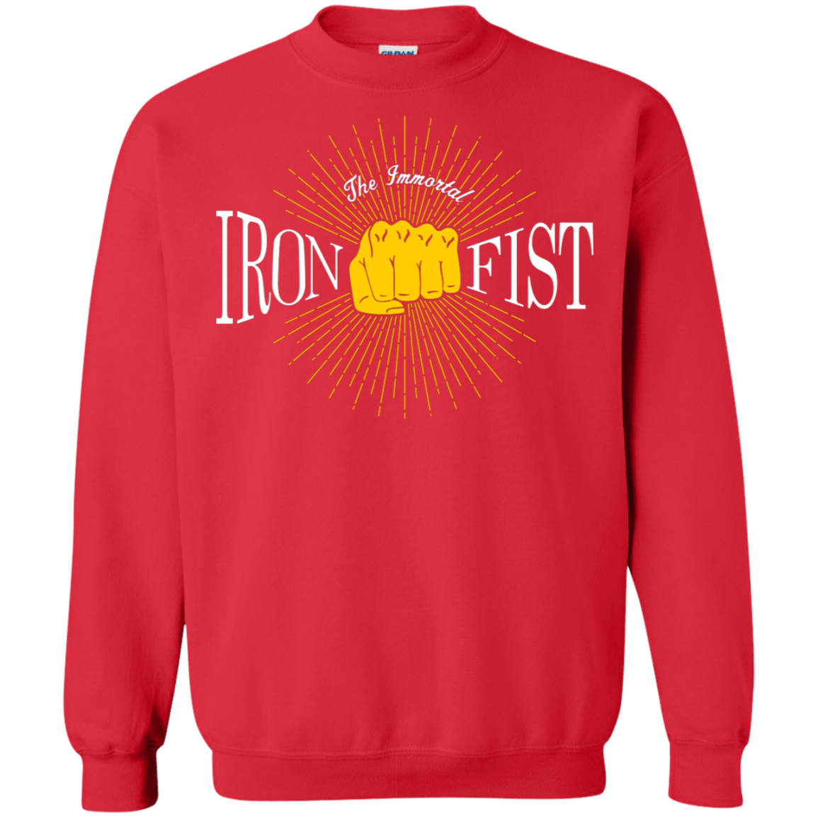 Sweatshirts Red / S Vintage Immortal Iron Fist Crewneck Sweatshirt