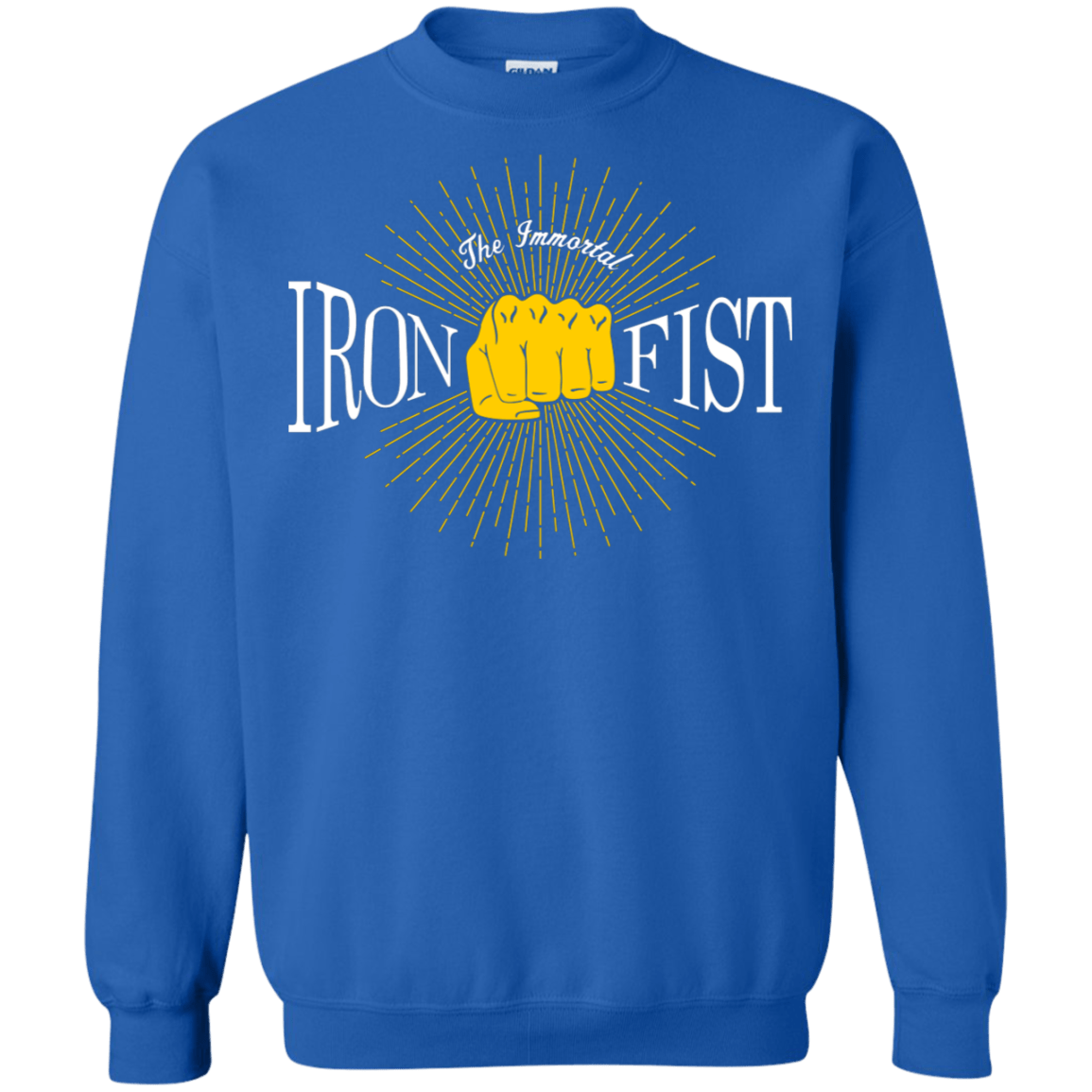 Sweatshirts Royal / S Vintage Immortal Iron Fist Crewneck Sweatshirt