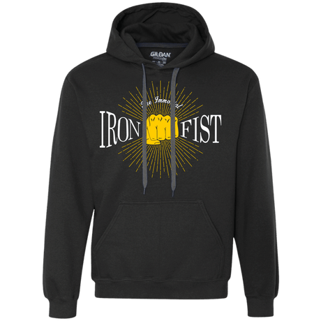 Sweatshirts Black / S Vintage Immortal Iron Fist Premium Fleece Hoodie