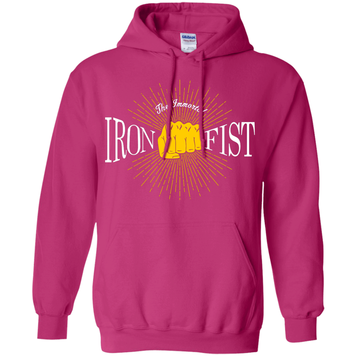 Sweatshirts Heliconia / S Vintage Immortal Iron Fist Pullover Hoodie