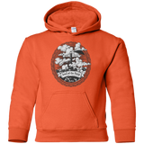 Sweatshirts Orange / YS Vintage Mordor Tower Youth Hoodie