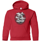 Sweatshirts Red / YS Vintage Mordor Tower Youth Hoodie