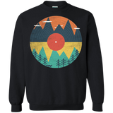 Sweatshirts Black / S Vinyl Fox Crewneck Sweatshirt