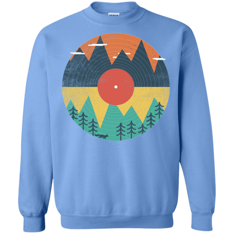 Sweatshirts Carolina Blue / S Vinyl Fox Crewneck Sweatshirt