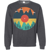 Sweatshirts Dark Heather / S Vinyl Fox Crewneck Sweatshirt