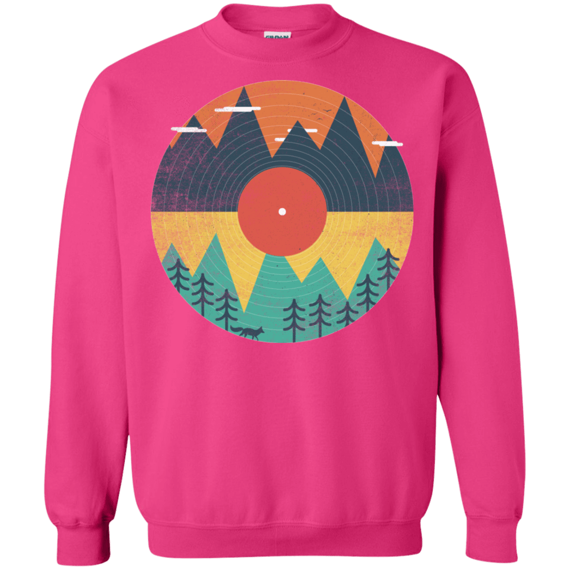 Sweatshirts Heliconia / S Vinyl Fox Crewneck Sweatshirt