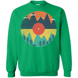 Sweatshirts Irish Green / S Vinyl Fox Crewneck Sweatshirt