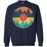 Sweatshirts Navy / S Vinyl Fox Crewneck Sweatshirt