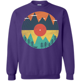 Sweatshirts Purple / S Vinyl Fox Crewneck Sweatshirt