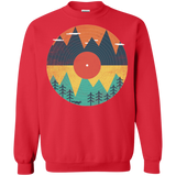 Sweatshirts Red / S Vinyl Fox Crewneck Sweatshirt