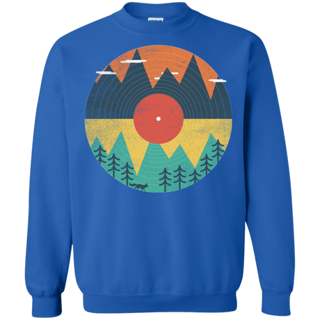 Sweatshirts Royal / S Vinyl Fox Crewneck Sweatshirt
