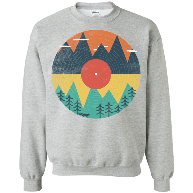 Sweatshirts Sport Grey / S Vinyl Fox Crewneck Sweatshirt