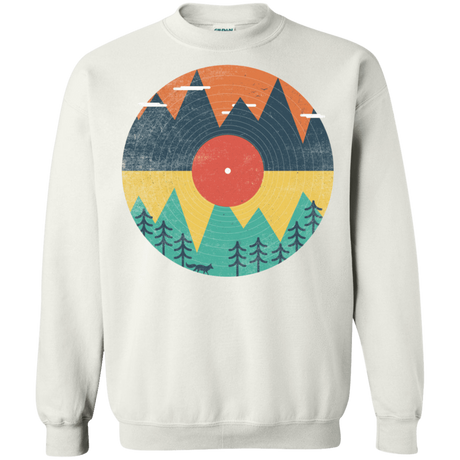 Sweatshirts White / S Vinyl Fox Crewneck Sweatshirt