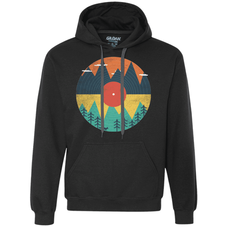 Sweatshirts Black / S Vinyl Fox Premium Fleece Hoodie