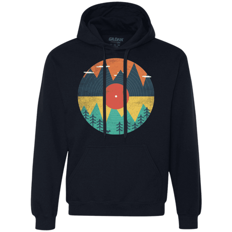 Sweatshirts Navy / S Vinyl Fox Premium Fleece Hoodie