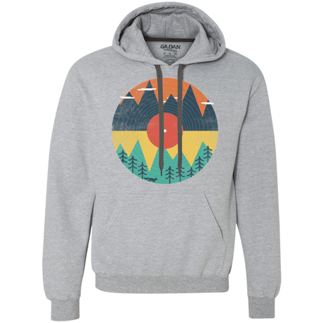 Sweatshirts Sport Grey / S Vinyl Fox Premium Fleece Hoodie