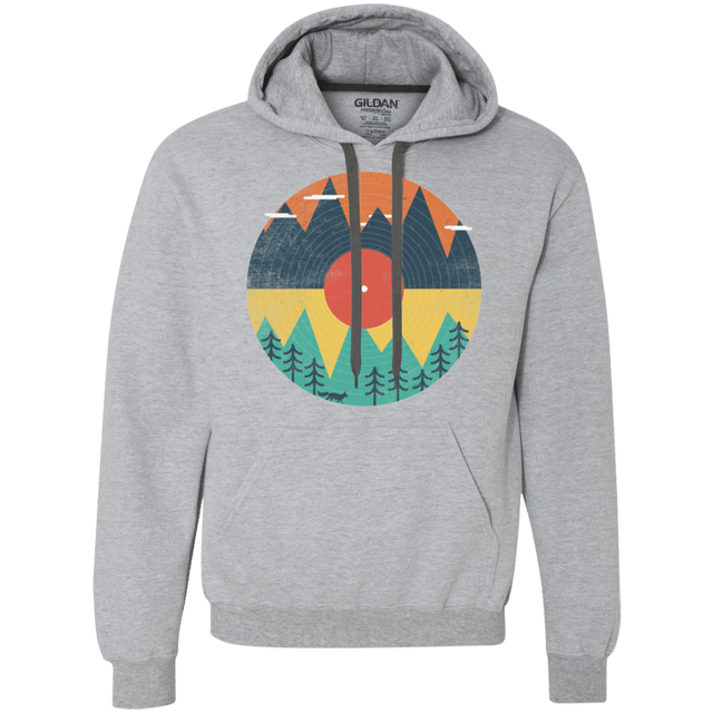 Sweatshirts Sport Grey / S Vinyl Fox Premium Fleece Hoodie