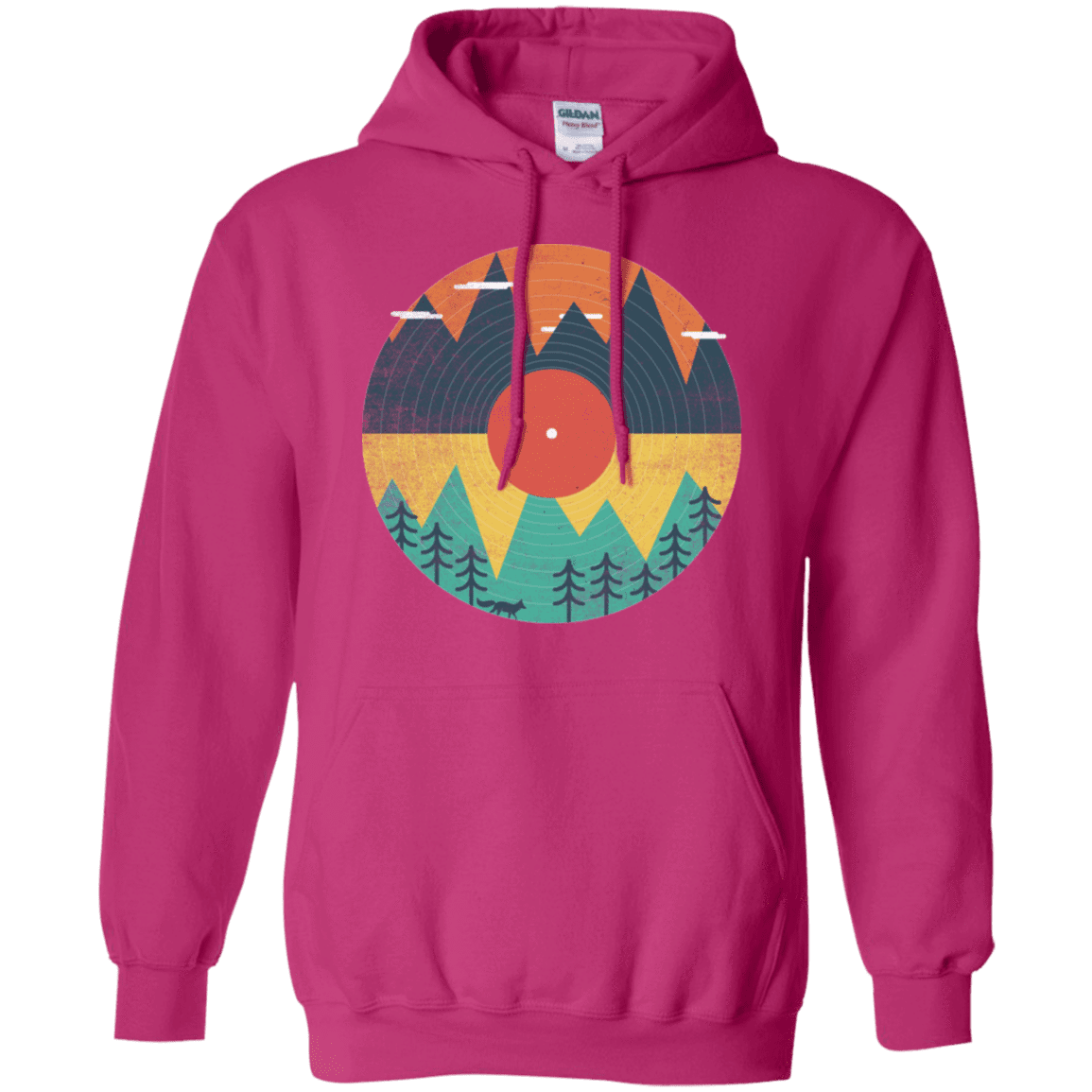 Sweatshirts Heliconia / S Vinyl Fox Pullover Hoodie