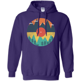 Sweatshirts Purple / S Vinyl Fox Pullover Hoodie