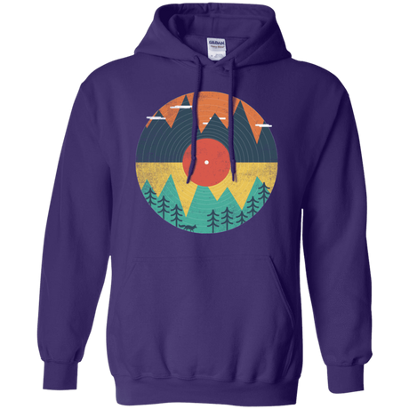 Sweatshirts Purple / S Vinyl Fox Pullover Hoodie