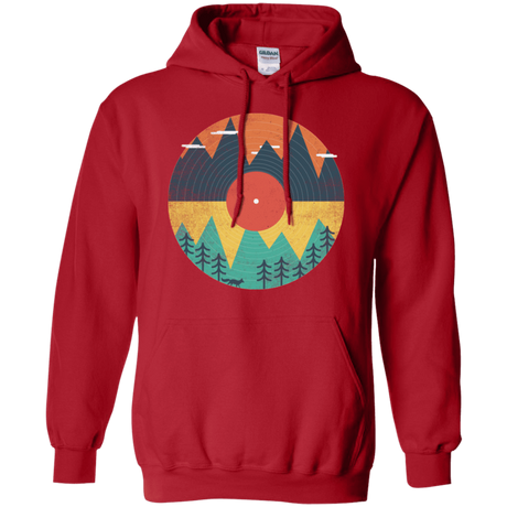 Sweatshirts Red / S Vinyl Fox Pullover Hoodie