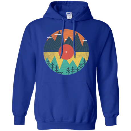 Sweatshirts Royal / S Vinyl Fox Pullover Hoodie