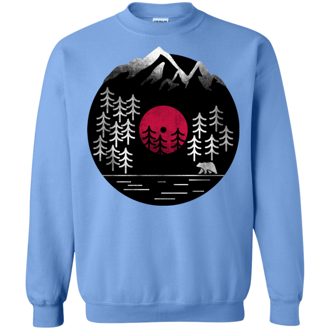 Sweatshirts Carolina Blue / S Vinyl Nature Crewneck Sweatshirt