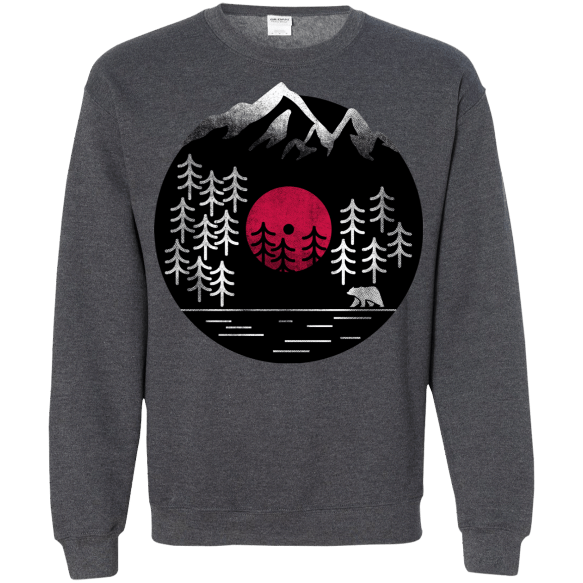 Sweatshirts Dark Heather / S Vinyl Nature Crewneck Sweatshirt