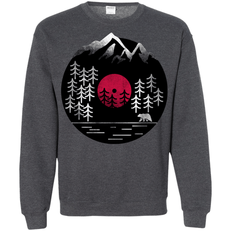 Sweatshirts Dark Heather / S Vinyl Nature Crewneck Sweatshirt