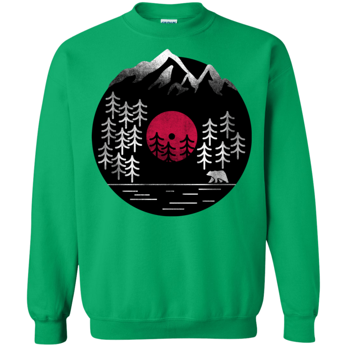 Sweatshirts Irish Green / S Vinyl Nature Crewneck Sweatshirt