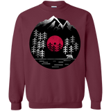 Sweatshirts Maroon / S Vinyl Nature Crewneck Sweatshirt