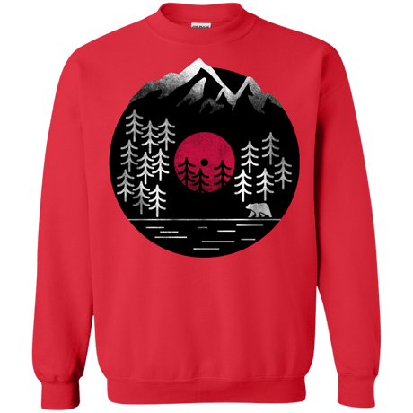 Sweatshirts Red / S Vinyl Nature Crewneck Sweatshirt