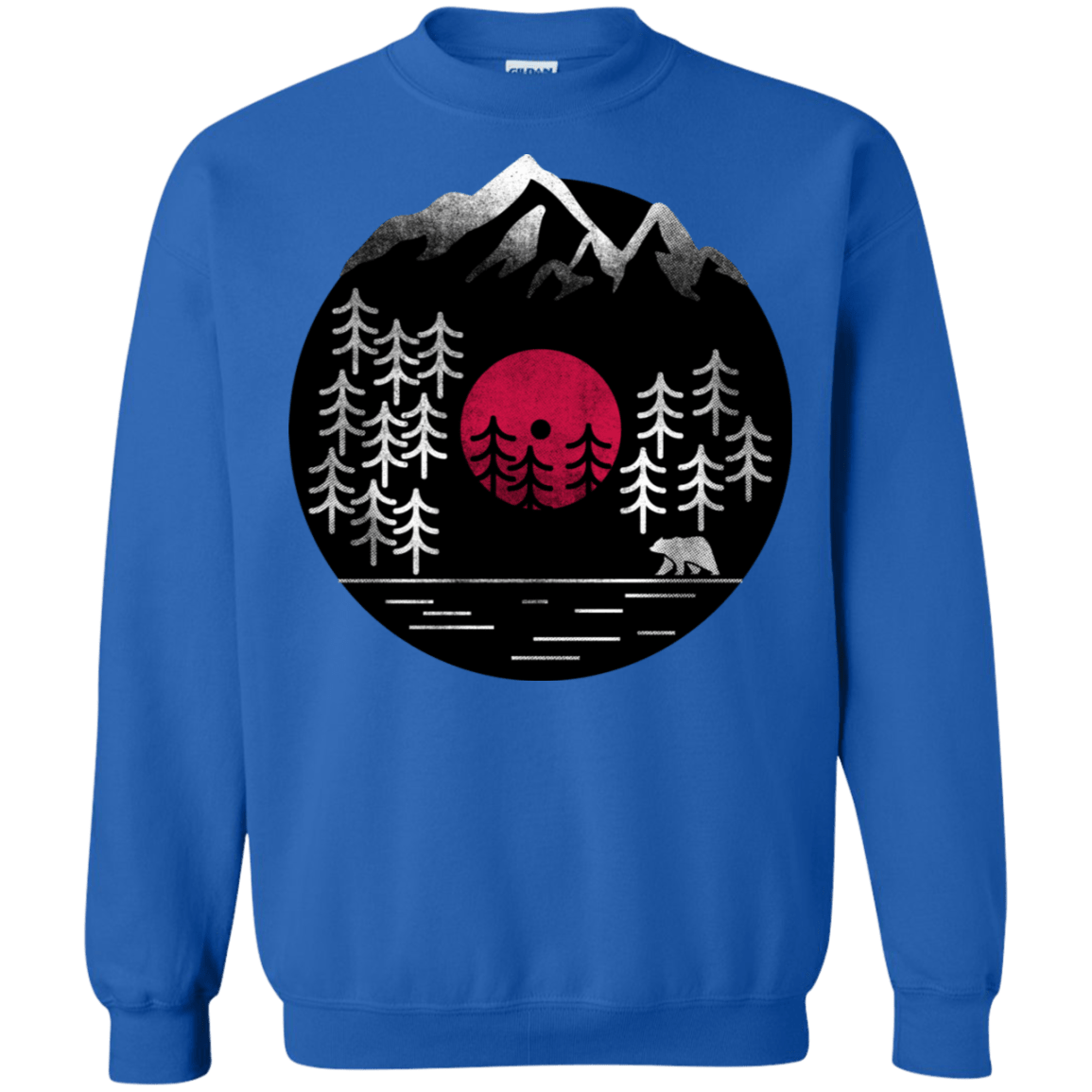 Sweatshirts Royal / S Vinyl Nature Crewneck Sweatshirt