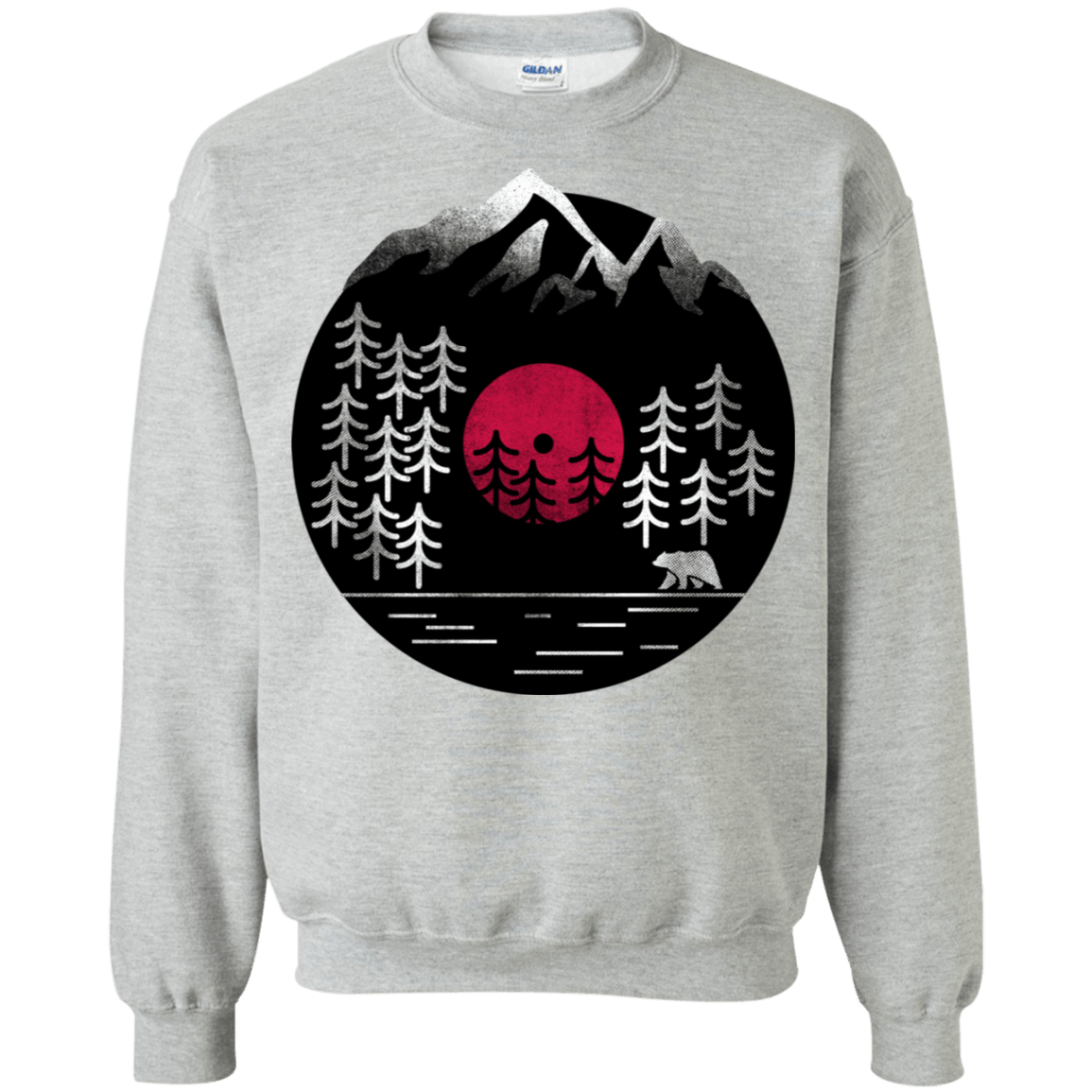 Sweatshirts Sport Grey / S Vinyl Nature Crewneck Sweatshirt