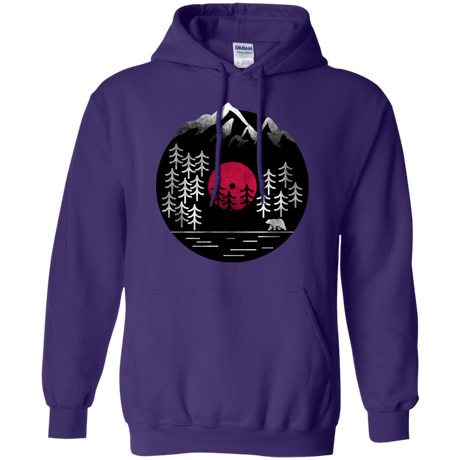 Sweatshirts Purple / S Vinyl Nature Pullover Hoodie