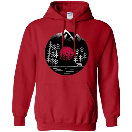 Sweatshirts Red / S Vinyl Nature Pullover Hoodie