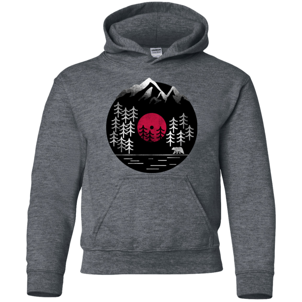 Sweatshirts Dark Heather / YS Vinyl Nature Youth Hoodie