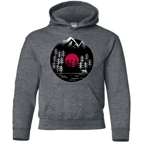 Sweatshirts Dark Heather / YS Vinyl Nature Youth Hoodie