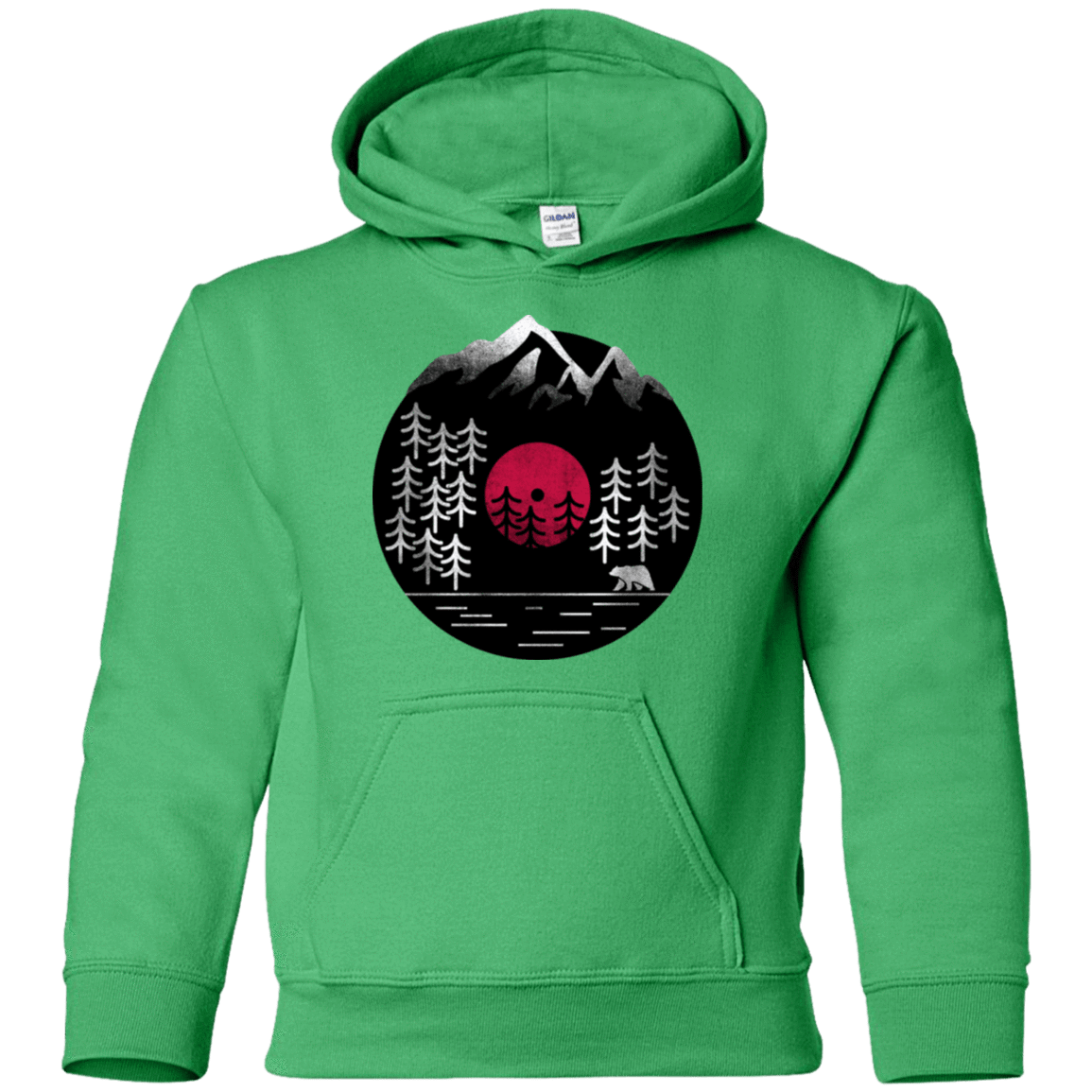 Sweatshirts Irish Green / YS Vinyl Nature Youth Hoodie