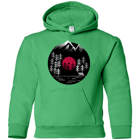 Sweatshirts Irish Green / YS Vinyl Nature Youth Hoodie