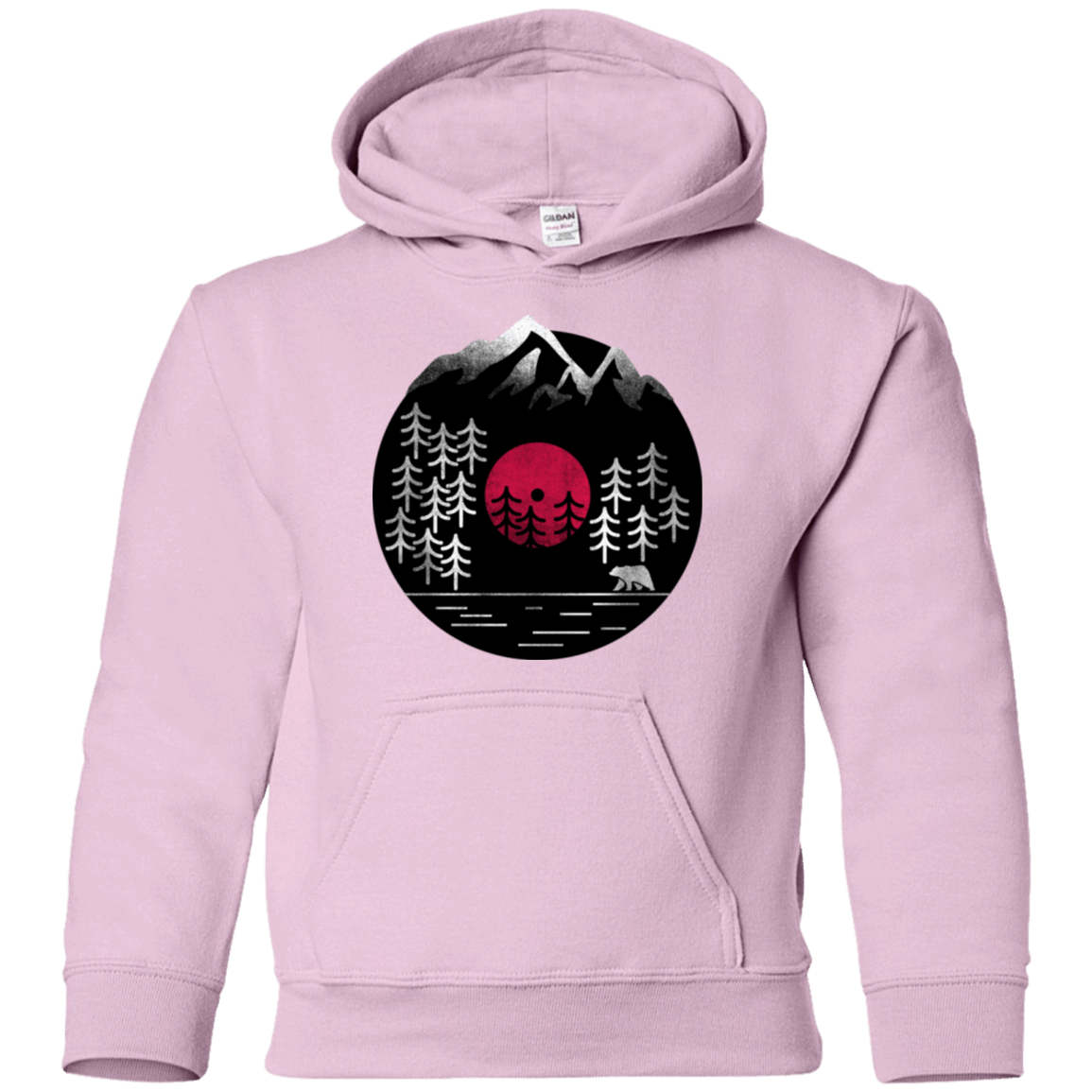 Sweatshirts Light Pink / YS Vinyl Nature Youth Hoodie