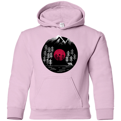 Sweatshirts Light Pink / YS Vinyl Nature Youth Hoodie