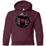 Sweatshirts Maroon / YS Vinyl Nature Youth Hoodie