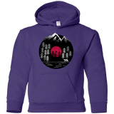 Sweatshirts Purple / YS Vinyl Nature Youth Hoodie