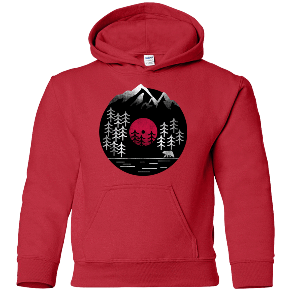 Sweatshirts Red / YS Vinyl Nature Youth Hoodie