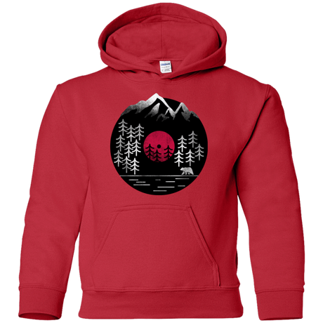 Sweatshirts Red / YS Vinyl Nature Youth Hoodie