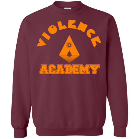 Sweatshirts Maroon / Small Violence Academy Crewneck Sweatshirt